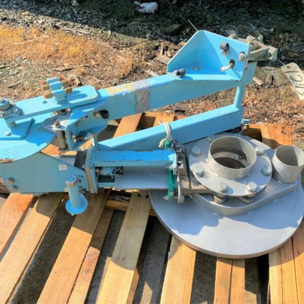 TAYLOR ARTICULATING ARM DRUM FILL ATTACHMENT WITH 6” KNIFE GATE VALVE