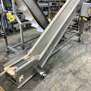 APPROXIMATELY 12” WIDE X 12’ LONG PORTABLE INCLINED BELT CONVEYOR