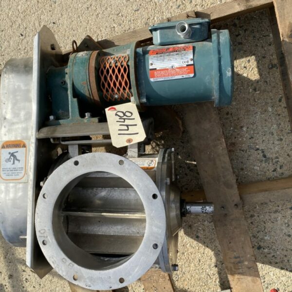 10 X 8 Kice Stainless steel Rotary vale with drive