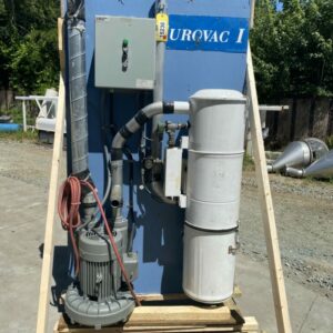 Used 388 CFM Eurovac I Industrial Central Vacuum System 10 HP