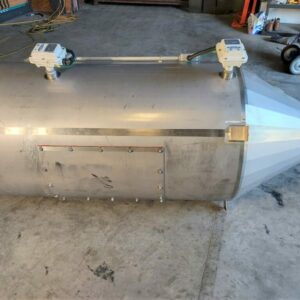 40 CUBIC FEET STAINLESS DRY MATERIAL HOPPER, UNUSED