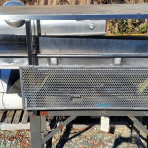 24" X 78" LONG VIBRATORY SCREENER-CONVEYOR WITH 1/8" PERFORATED HOLES