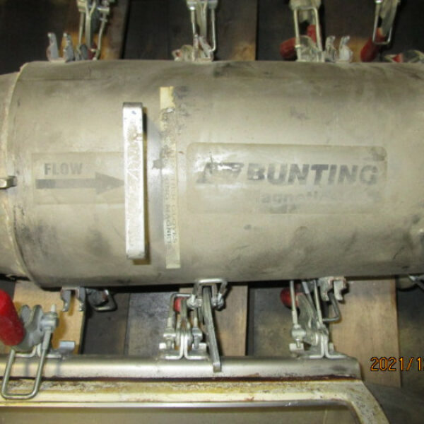6” BUNTING MAGNETICS CO. Center-FLow In-Line Magnets for Pneumatic Conveying, PRICED EACH
