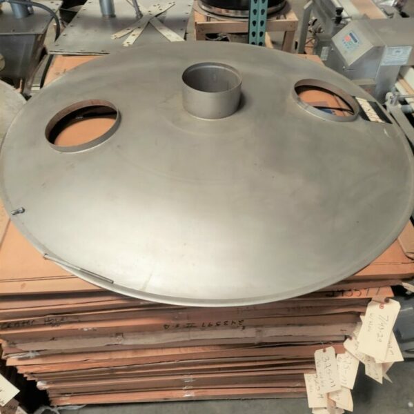 60” STAINLESS SWECO SCREENER COVER LID, UNUSED