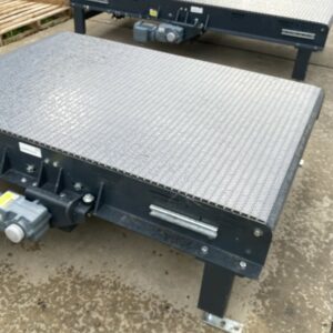 43.5 INCHES WIDE BY 65 INCHES LONG PALLET HANDLING BELT CONVEYOR