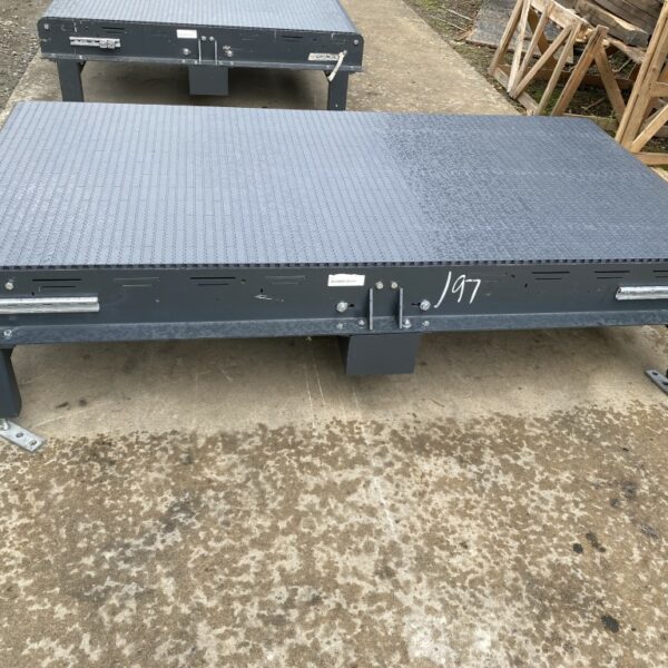 43.5 “ WIDE BY 68.5 “ LONG PALLET HANDLING BELT CONVEYOR.