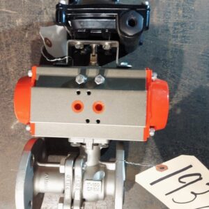 1 INCH JFLOW CONTROLS STAINLESS STEEL BALL VALVE WITH ACTUATOR