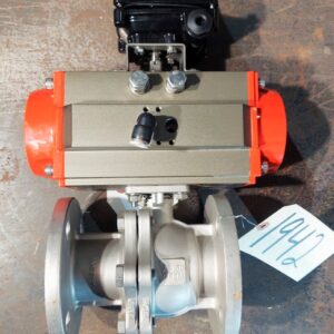 2 INCH JFLOW CONTROLS STAINLESS STEEL BALL VALVE WITH ACTUATOR