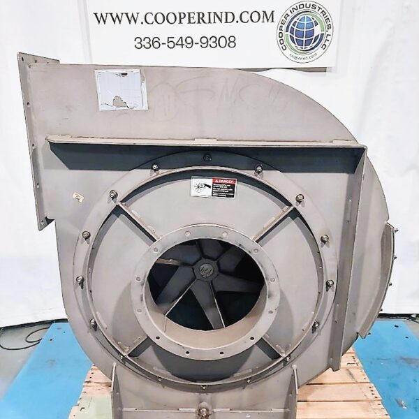 3500 CFM AT 4.5 SP, 7.5 HP STAINLESS FAN EQUIPMENT CO. FAN SIZE M-17 TYPE IE