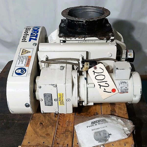 8” X 8”, 1 HP ANDRITZ FEED & BIOFUEL SPROUT BAUER ROTARY AIRLOCK MODEL 1008 MST