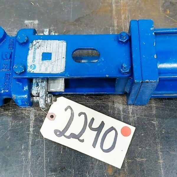 3 INCH ORBINOX KNIFE GATE VALVE WITH AIR CYLINDER