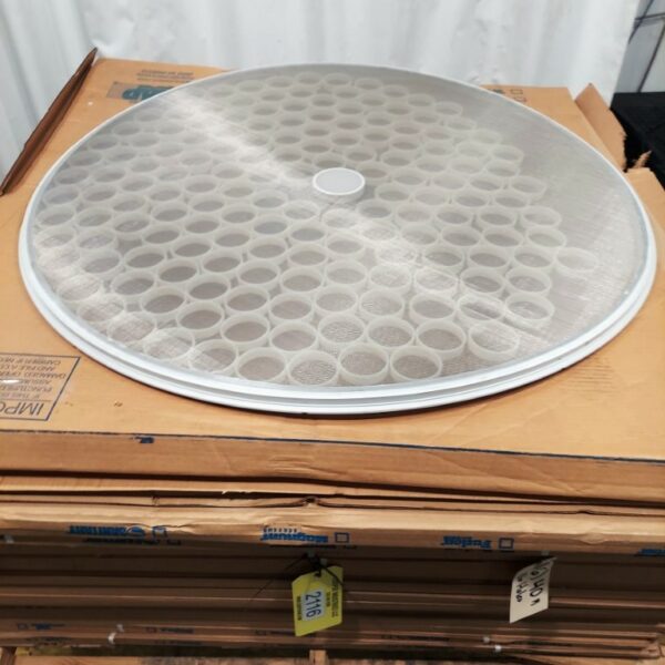 60 INCH 40 MESH SELF CLEANING SCREENS STAINLESS STEEL WITH SCARIFIER RINGS FOR MIDWESTERN, SWECO, KASON, GALAXY SIVTEK SCREENERS