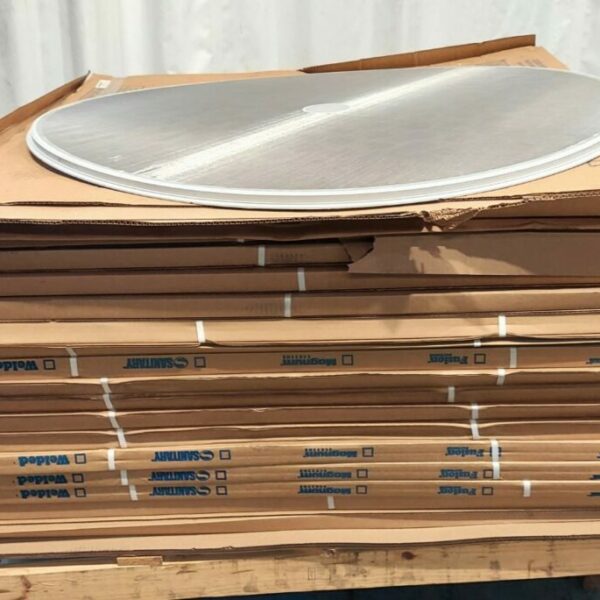 60 INCH 40 MESH SELF CLEANING SCREENS STAINLESS STEEL WITH SCARIFIER RINGS FOR MIDWESTERN, SWECO, KASON, GALAXY SIVTEK SCREENERS (PRICED EACH)