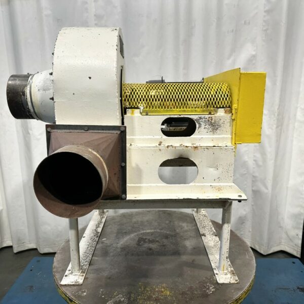 7.5 HP NORTHERN BLOWER CO EXHAUST FAN WITH RADIAL BLADE MATERIAL HANDLING WHEEL