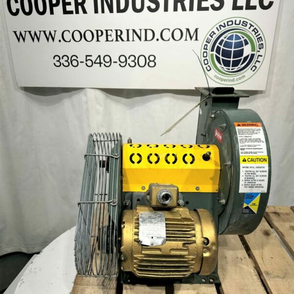 ITEM 2409:   450 CFM AT 6” S.P. 1.5 HP NEW YORK BLOWER COMPANY COMPACT GI SIZE 125 UNIVERSAL