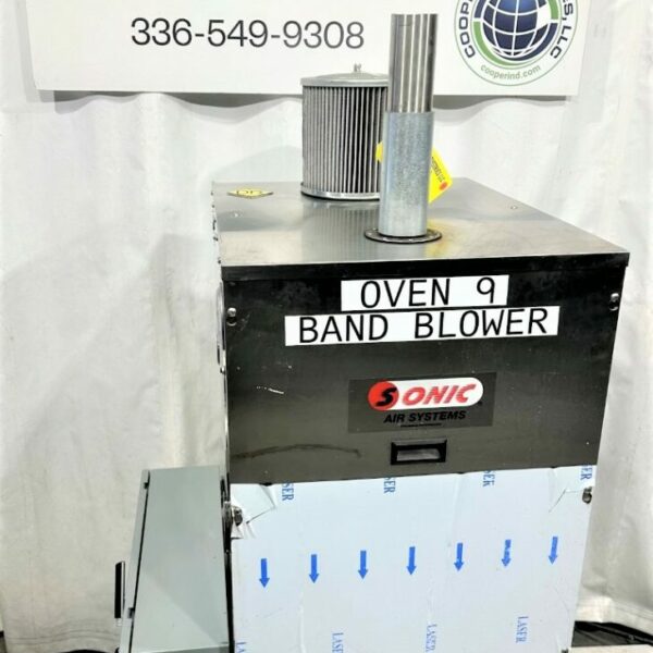 ITEM 2653: 10 HP SONIC MODEL 70 BLOWER PACKAGE WITH ACOUSTIC HOUSING. SLIGHTLY USED.