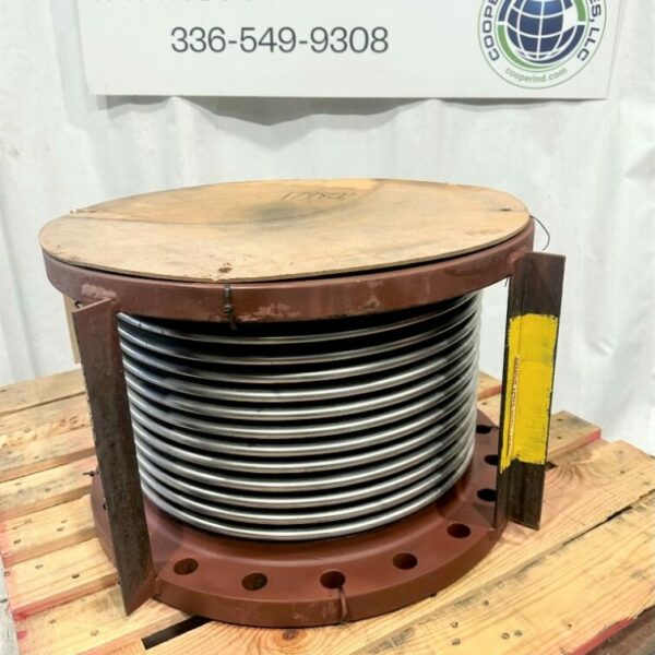 ITEM 2693:  20” UNUSED STAINLESS-STEEL EXPANSION JOINT, 20" NLC 150 FLG LG LONG 150 PSI