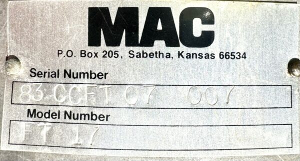 ITEM 2695-1:     17” DIAMETER MAC STAINLESS STEEEL CYCLONE MODEL FT 17 - Image 5