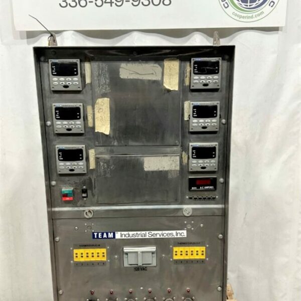 ITEM 2433:   TEAM INDUSTRIAL SERVICES, INC. REFURBISHED 6 WAY HEAT TREATING/STRESS RELIEF CONTROLS CONSOLE.