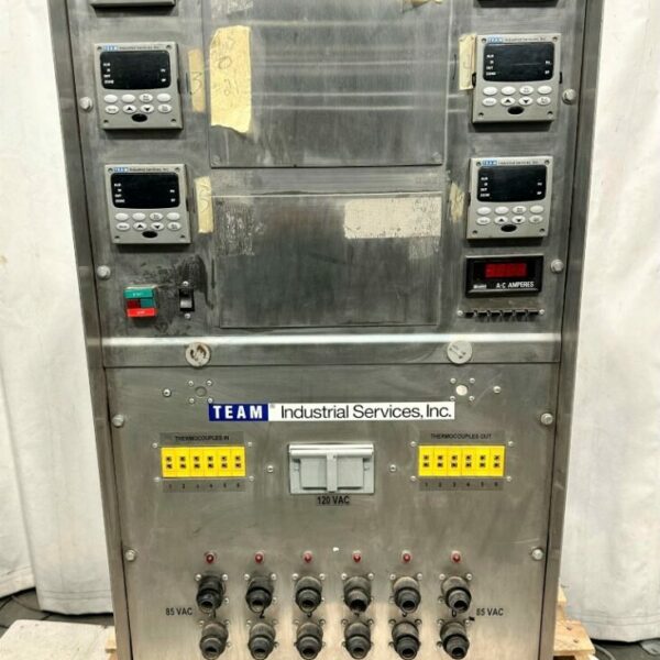 ITEM 2433:   TEAM INDUSTRIAL SERVICES, INC. REFURBISHED 6 WAY HEAT TREATING/STRESS RELIEF CONTROLS CONSOLE.