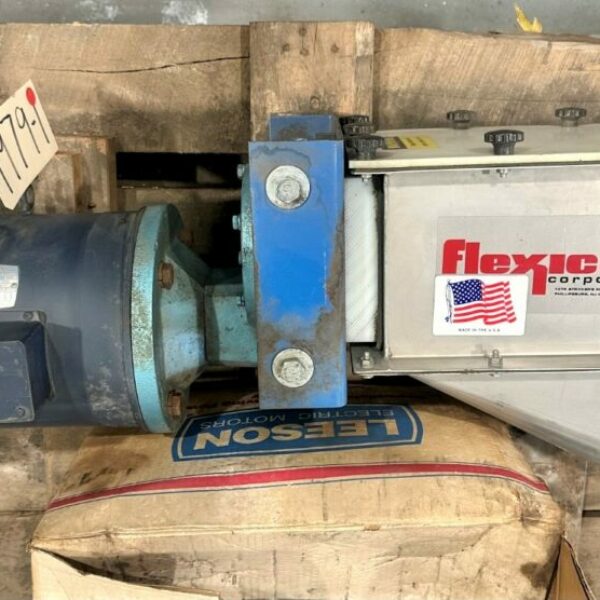 ITEM 1979-1:   3” FLEXICON DRIVE 5 HP STAINLESS USED