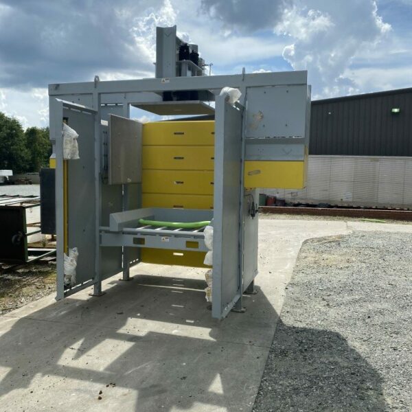 ITEM 2309:  NBE NATIONAL BULK EQUIPMENT BULK BAG SQUEEZER CONDITIONER.  WITH HORIZONTAL AND VERTICAL AIR ACTUATED RAMS FOR COMPRESSION OF THE BULK BAG