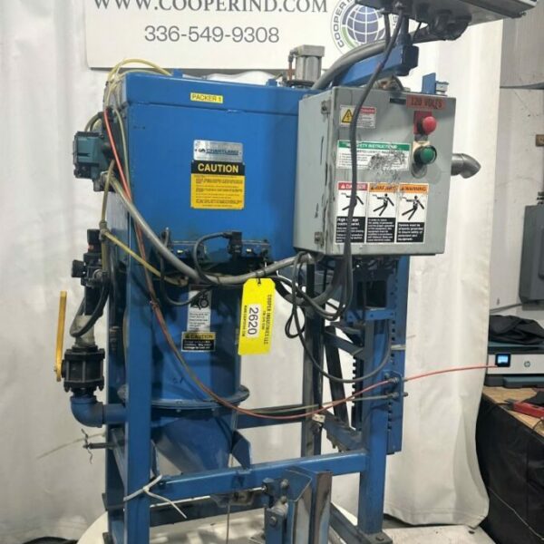 ITEM 2620:  CHANTLAND AIR PACKER BAGGER WEIGH FILLER MODEL 4213 CARBON STEEL USED