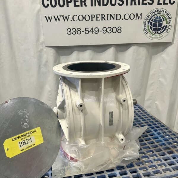 ITEM 2821:  12” DIAMETER BUHLER ROTARY AIRLOCK TYPE USP-110 CARBON STEEL, REBUILT