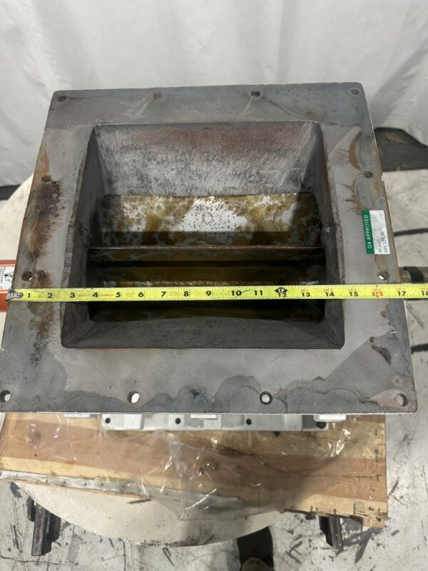 ITEM 2824: 12” x 12” MAC MODEL MD75 ROTARY AIRLOCK CARBON STEEL USED ...