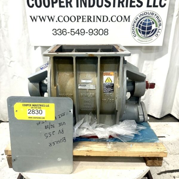 ITEM 2830: 10” x 13” BUHLER 36/38  ROTARY AIRLOCK TYPE USE-36/38