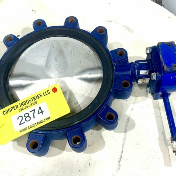 ITEM 2874: 12” KEYSTONE BUTTERFLY VALVE SIZE DN300/NPS12 STAINLESS STEEL DISC USED