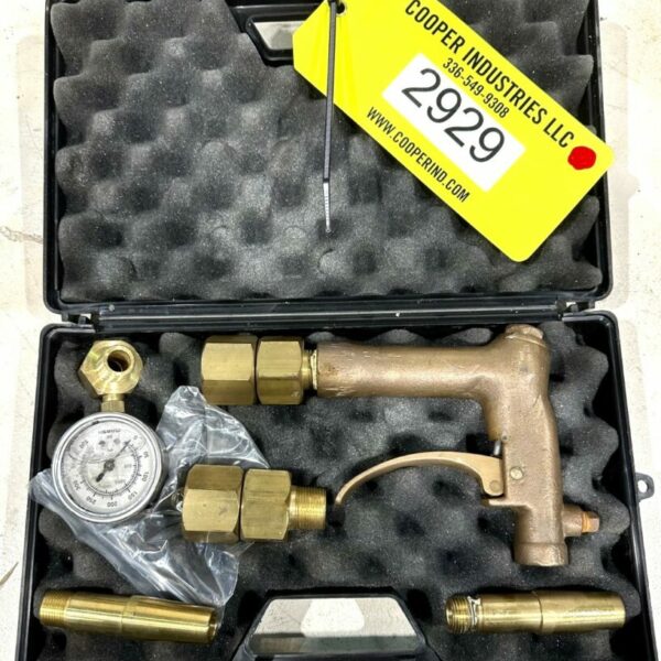 ITEM 2929: CONCO SYSTEMS INC. 1" BRONZE WATER GUN W/ CASE FOR HEAT EXCHANGER TUBE CLEANING