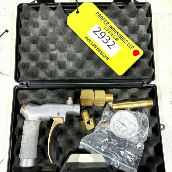ITEM 2932: CONCO SYSTEMS INC. 1" ALUMINUM WATER GUN MODEL WGCA11 W/ CASE FOR CLEANING EXCHANGER TUBES