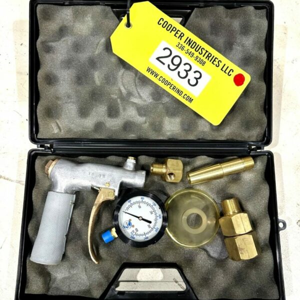 ITEM 2933:   1"  CONCO SYSTEMS INC. ALUMINUM WATER GUN MODEL WGCA11 W/ CASE FOR CLEANING HEAT EXCHANGER TUBES