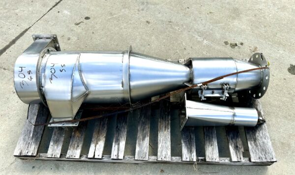 ITEM 2008:  14” DIAMETER STAINLESS CYLONE SEPARATOR - Image 2