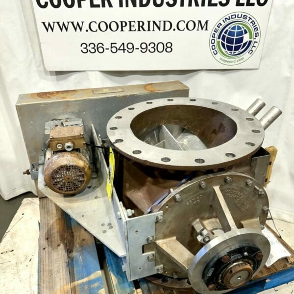 ITEM 1900: 18” STAINLESS STEEL SEMCO ROTARY VALVE MODEL XHD-18-SS. TEST RAN, FUNCTIONS