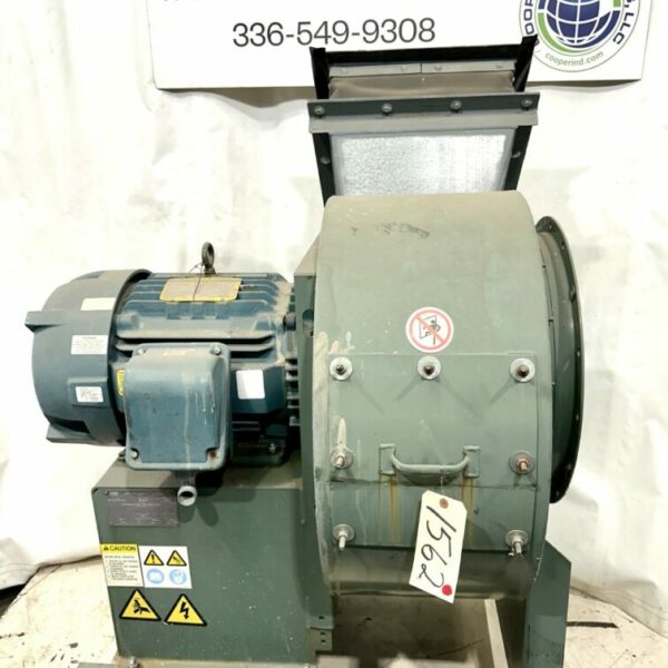 ITEM 1562: 25 HP NYB FAN TYPE 18;  8,000 CFM @ 12.5” SP