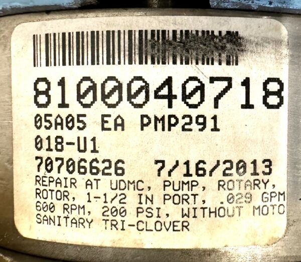 ITEM 2357: CHERRY-BURRELL SPX BRAND MODEL 018U1 - Image 5