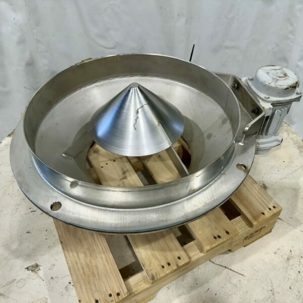 ITEM 1751-1:  20” AZO STAINLESS STEEL BIN ACTIVATOR VIBRATIONS BODEN VB 500 B MD TYPE A212 STAINLESS USED