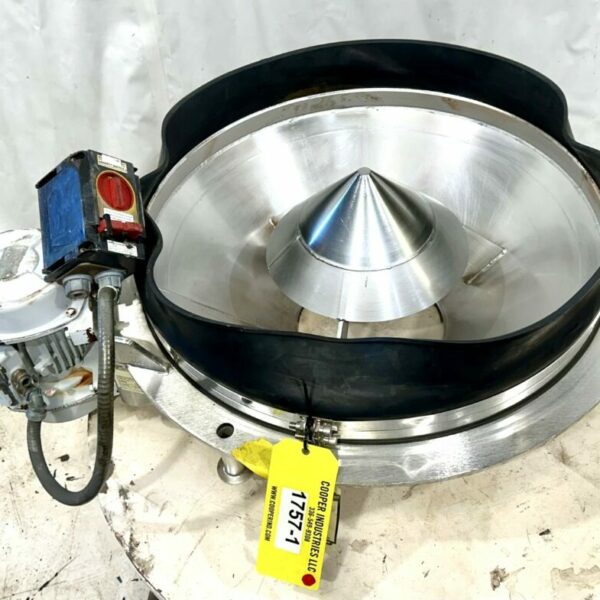 ITEM 1757-1:   30” AZO STAINLESS STEEL BIN ACTIVATOR TYPE VIBRATIONSBODEN 800 B MD EX A212 STAINLESS USED