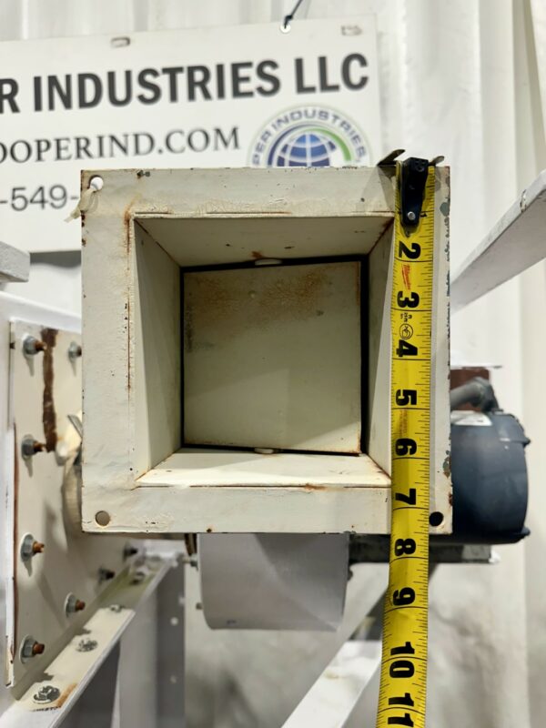 ITEM 1801:   100 SQUARE FOOT FILTER AREA BUHLER HORIZONTAL MOUNTED BIN VENT FILTER, PULSE JET CLEANING, WITH EXHAUST FAN - Image 13