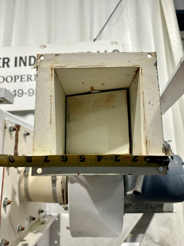 ITEM 1801:   100 SQUARE FOOT FILTER AREA BUHLER HORIZONTAL MOUNTED BIN VENT FILTER, PULSE JET CLEANING, WITH EXHAUST FAN - Image 14