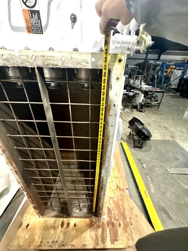 ITEM 1801:   100 SQUARE FOOT FILTER AREA BUHLER HORIZONTAL MOUNTED BIN VENT FILTER, PULSE JET CLEANING, WITH EXHAUST FAN - Image 17
