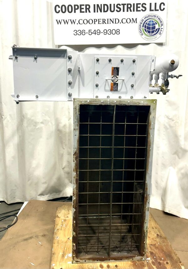 ITEM 1801:   100 SQUARE FOOT FILTER AREA BUHLER HORIZONTAL MOUNTED BIN VENT FILTER, PULSE JET CLEANING, WITH EXHAUST FAN - Image 6
