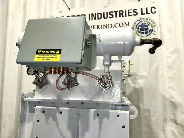 ITEM 1801:   100 SQUARE FOOT FILTER AREA BUHLER HORIZONTAL MOUNTED BIN VENT FILTER, PULSE JET CLEANING, WITH EXHAUST FAN - Image 9