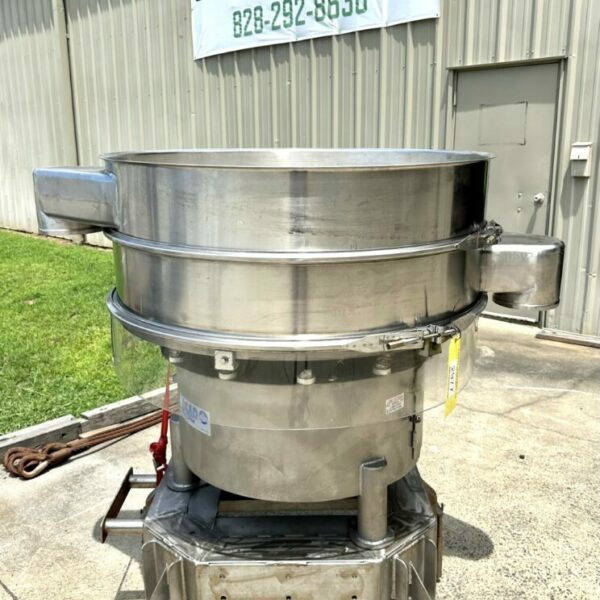 ITEM 2977: 48” SWECO STAINLESS SANITARY SEPARATOR SIFTER MODEL SS48S88, 2.5 HP