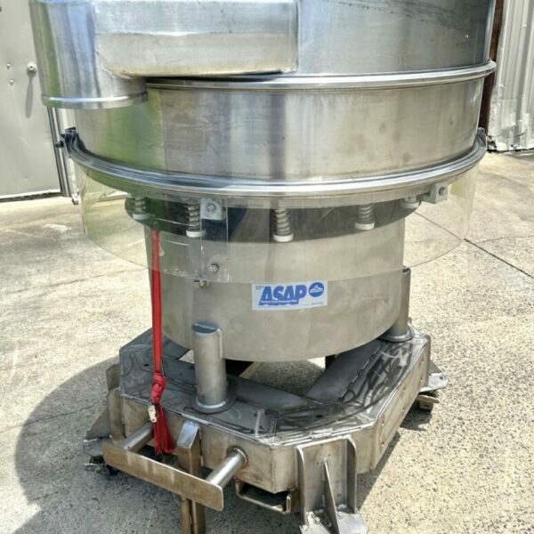 ITEM 2977: 48” SWECO STAINLESS SANITARY SEPARATOR SIFTER MODEL SS48S88, 2.5 HP