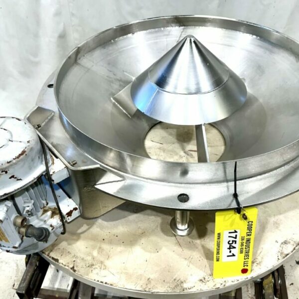 ITEM 1754-1: 30”  AZO STAINLESS STEEL BIN ACTIVATOR TYPE VIBRATIONSBODEN 800 B MD EX A212 STAINLESS USED