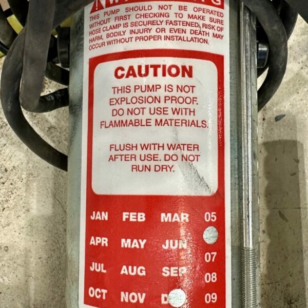 ITEM 2959: 55 GAL DRUM PUMP