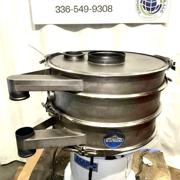 ITEM 2990: 30” SWECO ROUND SCREENER SEPARATOR MODEL ZS30S664WC STAINLESS STEEL